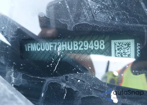 2017 Ford Escape S из США, поврежденный, VIN 1FMCU0F73HUB29498